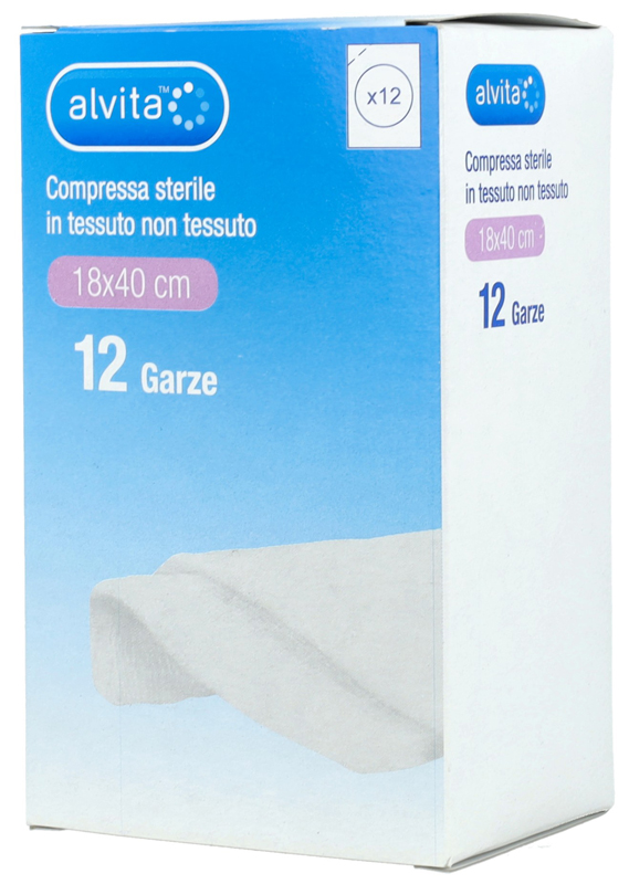 GARZA COMPRESSA TNT 18X40CM 12 PEZZI - Farmacia Nuova Dr.ssa Gabriella Catellani