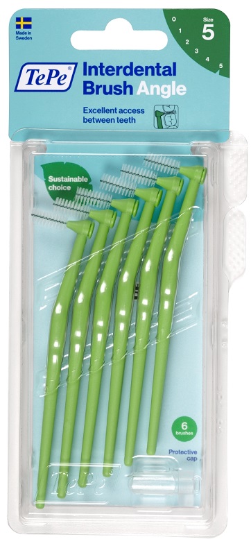 TEPE ANGLE SCOVOLINO VERDE 0,8MM 6 PEZZI - Farmacia Nuova Dr.ssa Gabriella Catellani