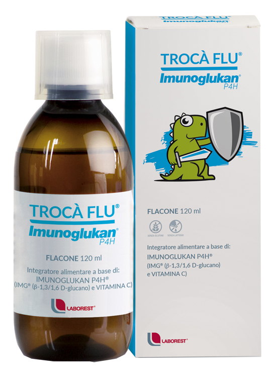 TROCA' FLU' IMUNOGLUKAN FLACONE 120 ML - Farmacia Nuova Dr.ssa Gabriella Catellani