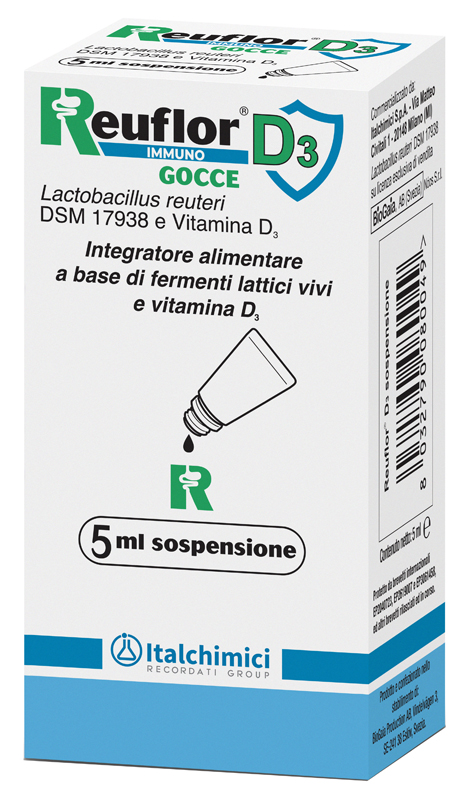 REUFLOR D3 GOCCE 5 ML - Farmacia Nuova Dr.ssa Gabriella Catellani