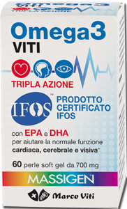 OMEGA3 VITI TRIPLA AZIONE 60 PERLE - Farmacia Nuova Dr.ssa Gabriella Catellani