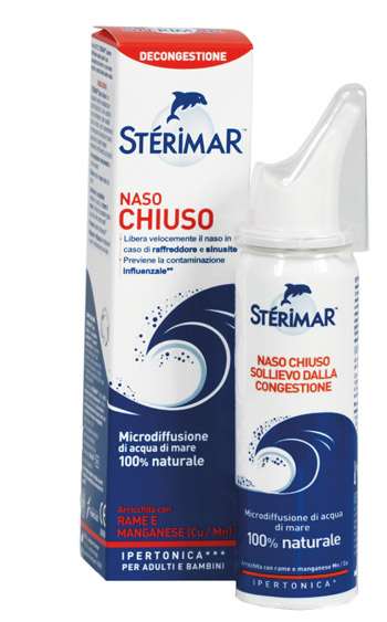 STERIMAR IPERTONICO NASO CHIUSO RAME E MANGANESE SPRAY 50 ML - Farmacia Nuova Dr.ssa Gabriella Catellani