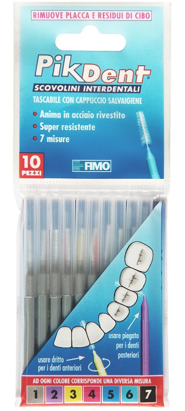 PIKDENT STUZZICOLINO 1 GRIGIO 10 PEZZI - Farmacia Nuova Dr.ssa Gabriella Catellani