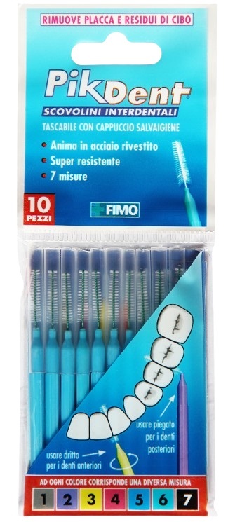 PIKDENT STUZZICOLINO 5 AZZURRO 10 PEZZI - Farmacia Nuova Dr.ssa Gabriella Catellani