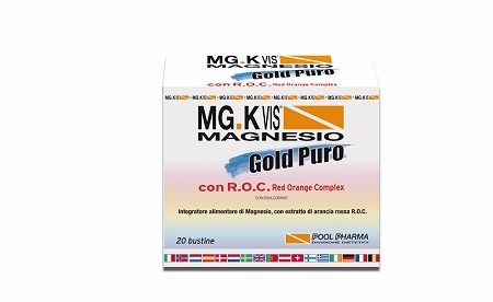 MGK VIS MAGNESIO GOLD PURO 20 BUSTE - Farmacia Nuova Dr.ssa Gabriella Catellani