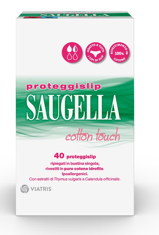 SAUGELLA ASSORBENTI COTTON TOUCH PROTEGGISLIP 40 PEZZI - Farmacia Nuova Dr.ssa Gabriella Catellani