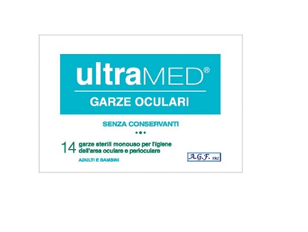 GARZA OCULARE ULTRAMED 14 PEZZI - Farmacia Nuova Dr.ssa Gabriella Catellani