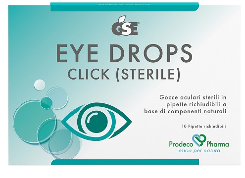 GSE EYE DROPS CLICK GOCCE OCULARI 10 PIPETTE 0,5 ML - Farmacia Nuova Dr.ssa Gabriella Catellani