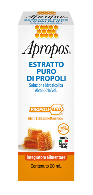APROPOS ESTRATTO PURO PROPOLI 20 ML - Farmacia Nuova Dr.ssa Gabriella Catellani