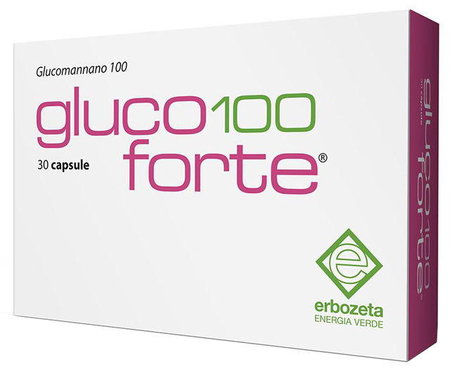 GLUCO 100 FORTE GLUCOMANNANO 100 30 CAPSULE DA 900 MG - Farmacia Nuova Dr.ssa Gabriella Catellani
