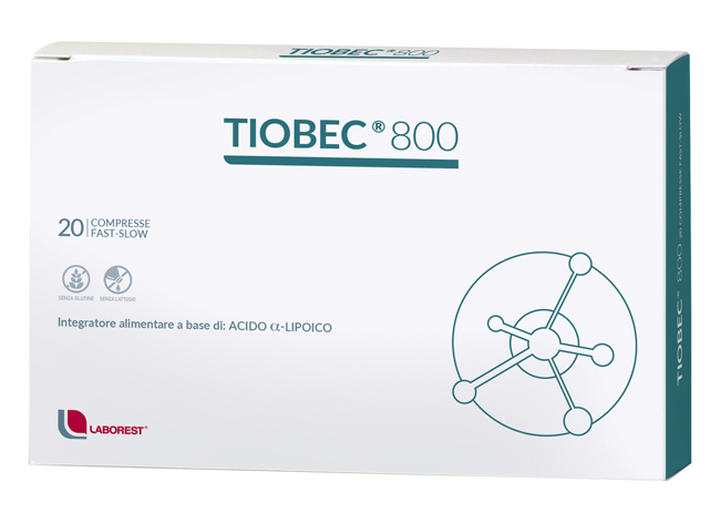 TIOBEC 800 20 COMPRESSE FAST-SLOW 36 G - Farmacia Nuova Dr.ssa Gabriella Catellani