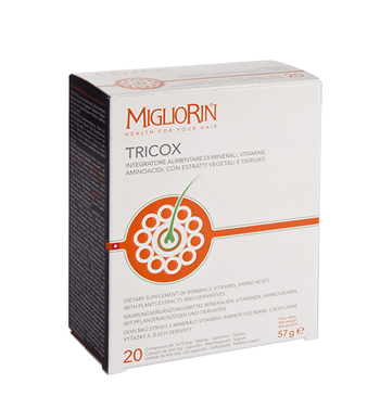 MIGLIORIN TRICOX 20 TAVOLETTE + 20 GELLULE + 20 CAPSULE - Farmacia Nuova Dr.ssa Gabriella Catellani