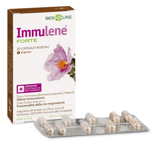 BIOSLINE IMMULENE FORTE 20 CAPSULE - Farmacia Nuova Dr.ssa Gabriella Catellani