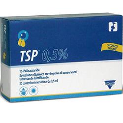 TSP 0,5% SOLUZIONE OFTALMICA UMETTANTE LUBRIFICANTE 30 FLACONCINI MONODOSE 0,5 ML - Farmacia Nuova Dr.ssa Gabriella Catellani