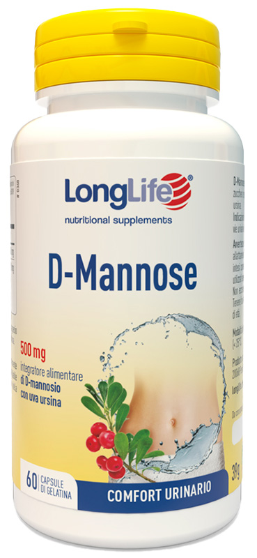 LONGLIFE D-MANNOSE 60 CAPSULE - Farmacia Nuova Dr.ssa Gabriella Catellani