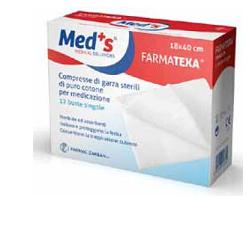 GARZA COMPRESSA MEDS 12/8 36X40CM 12 PEZZI - Farmacia Nuova Dr.ssa Gabriella Catellani