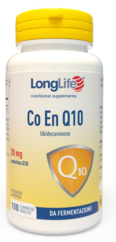 LONGLIFE CO EN Q10 20MG 100 COMPRESSE RIVESTITE - Farmacia Nuova Dr.ssa Gabriella Catellani