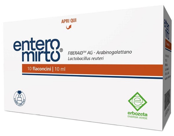 ENTERO MIRTO 10 FLACONCINI DA 10 ML - Farmacia Nuova Dr.ssa Gabriella Catellani