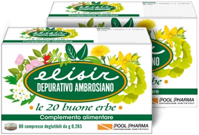 ELISIR DEPURATIVO AMBROSIANO 20 COMPRESSE 5,3 G - Farmacia Nuova Dr.ssa Gabriella Catellani