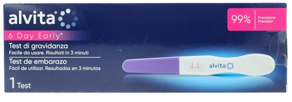 TEST DI GRAVIDANZA PRECOCE ALVITA 1 PEZZO - Farmacia Nuova Dr.ssa Gabriella Catellani