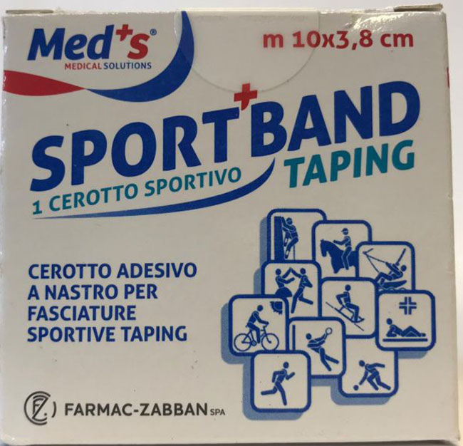 CEROTTO MEDS TELA BIANCA SPORTIVO 1000X3,8 CM - Farmacia Nuova Dr.ssa Gabriella Catellani