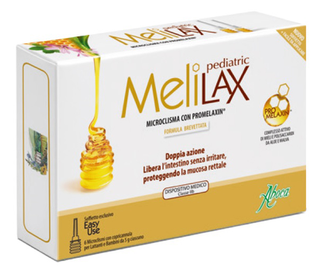 MELILAX PEDIATRIC MICROCLISMI 6 PEZZI 5 G - Farmacia Nuova Dr.ssa Gabriella Catellani