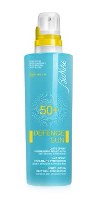 DEFENCE SUN BIONIKE LATTE SPRAY SPF 50+ PROTEZIONE MOLTO ALTA 200 ML - Farmacia Nuova Dr.ssa Gabriella Catellani
