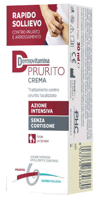 DERMOVITAMINA PRURITO CREMA AZIONE INTENSIVA SENZA CORTISONE 30 ML - Farmacia Nuova Dr.ssa Gabriella Catellani