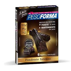 PESOFORMA BARRETTA DOUBLE DARK 6 PASTI 12 X 31 G - Farmacia Nuova Dr.ssa Gabriella Catellani