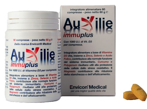 AUXILIE IMMUPLUS DEGLUTIBILE 30 COMPRESSE - Farmacia Nuova Dr.ssa Gabriella Catellani