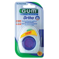 GUM ORTHO FLOSS FILO SPUGNOSO 50 PEZZI - Farmacia Nuova Dr.ssa Gabriella Catellani