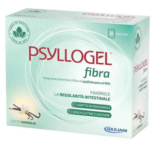 PSYLLOGEL FIBRA VANIGLIA 20 BUSTINE - Farmacia Nuova Dr.ssa Gabriella Catellani
