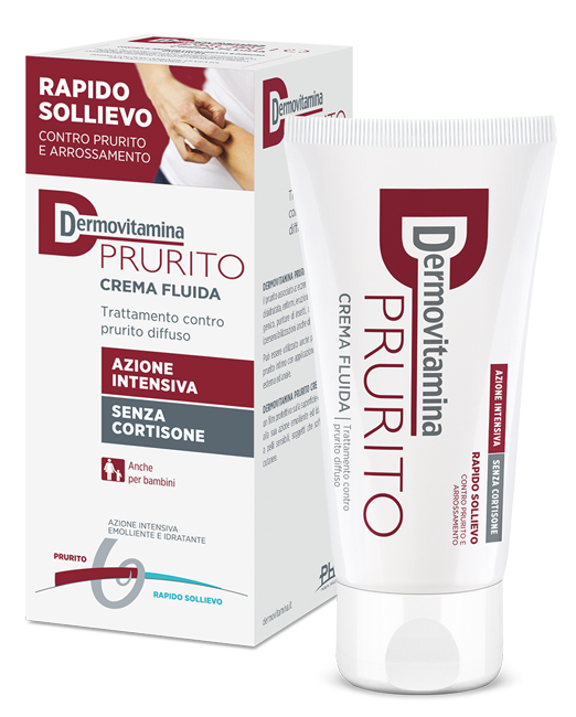 DERMOVITAMINA PRURITO CREMA FLUIDA AZIONE INTENSIVA SENZA CORTISONE 150 ML - Farmacia Nuova Dr.ssa Gabriella Catellani