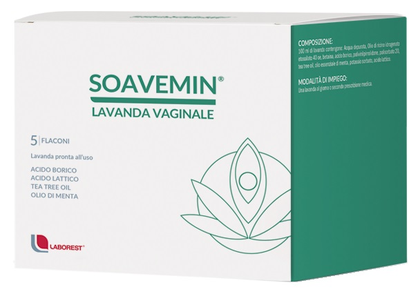 SOAVEMIN LAVANDA VAGINALE 5 FLACONI 100 ML - Farmacia Nuova Dr.ssa Gabriella Catellani