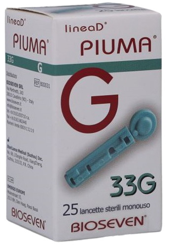 LANCETTE PUNGIDITO LINEA D PIUMA GAUGE 33 25 PEZZI - Farmacia Nuova Dr.ssa Gabriella Catellani