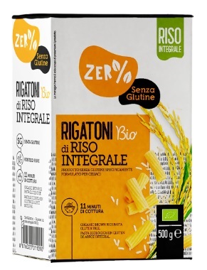 ZERO% GLUTINE RIGATONI DI RISO INTEGRALE SENZA GLUTINE BIO 500 G - Farmacia Nuova Dr.ssa Gabriella Catellani