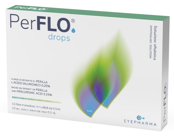 PERFLO DROPS GOCCE OCULARI 10 FIALE MONODOSE - Farmacia Nuova Dr.ssa Gabriella Catellani