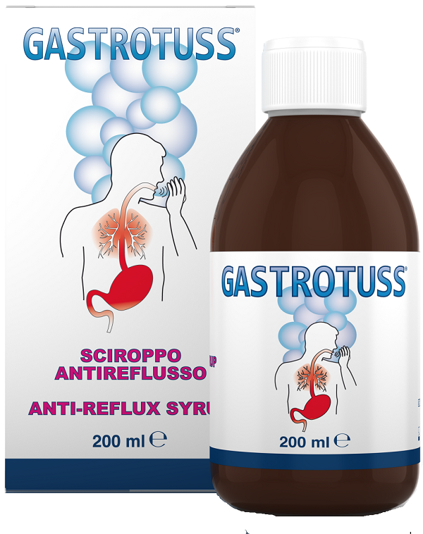 SCIROPPO ANTIREFLUSSO GASTROTUSS 200 ML - Farmacia Nuova Dr.ssa Gabriella Catellani
