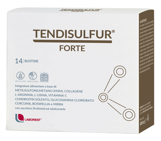 TENDISULFUR FORTE 14 BUSTE 119 G - Farmacia Nuova Dr.ssa Gabriella Catellani