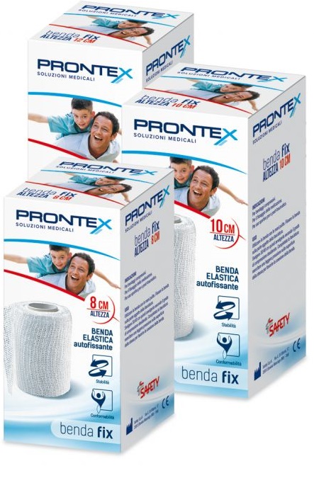 BENDA ELASTICA PRONTEX FIX AUTOFISSANTE 12 CM DI ALTEZZA PER4 METRI IN ESTENSIONE 1 PEZZO - Farmacia Nuova Dr.ssa Gabriella Catellani
