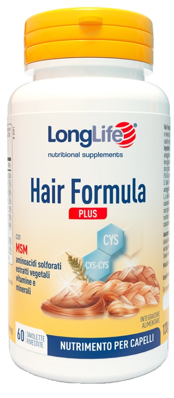 LONGLIFE HAIR FORMULA PLUS 60 TAVOLETTE - Farmacia Nuova Dr.ssa Gabriella Catellani