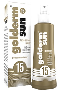 GOLDERM SUN SPF 15 SPRAY 200 ML - Farmacia Nuova Dr.ssa Gabriella Catellani