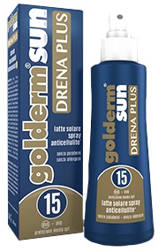GOLDERM SUN DRENA PLUS SPF 15 SPRAY 200 ML - Farmacia Nuova Dr.ssa Gabriella Catellani
