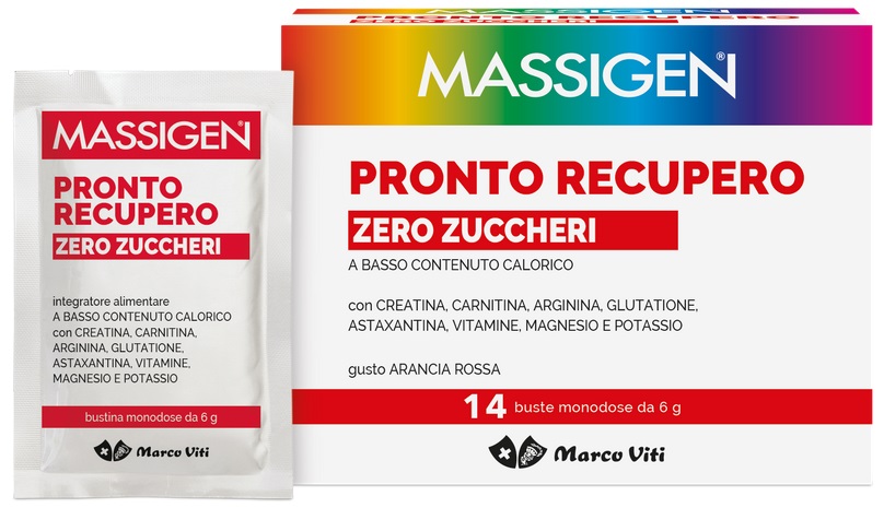 MASSIGEN PRONTO RECUPERO ZERO ZUCCHERI 14 BUSTINE - Farmacia Nuova Dr.ssa Gabriella Catellani