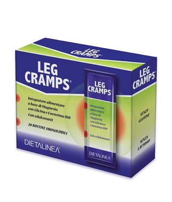 LEG CRAMPS 20 BUSTINE OROSULUBILI DIETALINEA 25 G - Farmacia Nuova Dr.ssa Gabriella Catellani