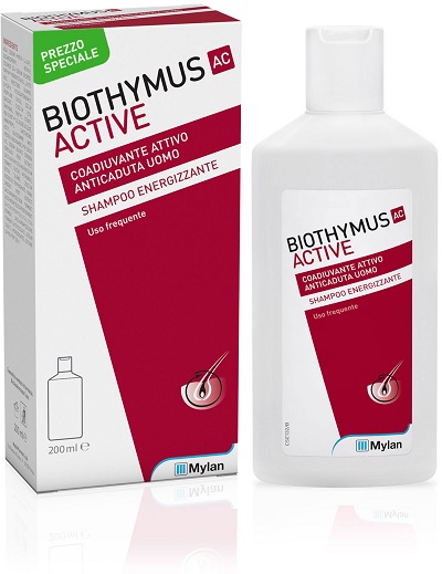 BIOTHYMUS AC ACTIVE SHAMPOO ENERGIZZANTE UOMO 200 ML PREZZO SPECIALE - Farmacia Nuova Dr.ssa Gabriella Catellani