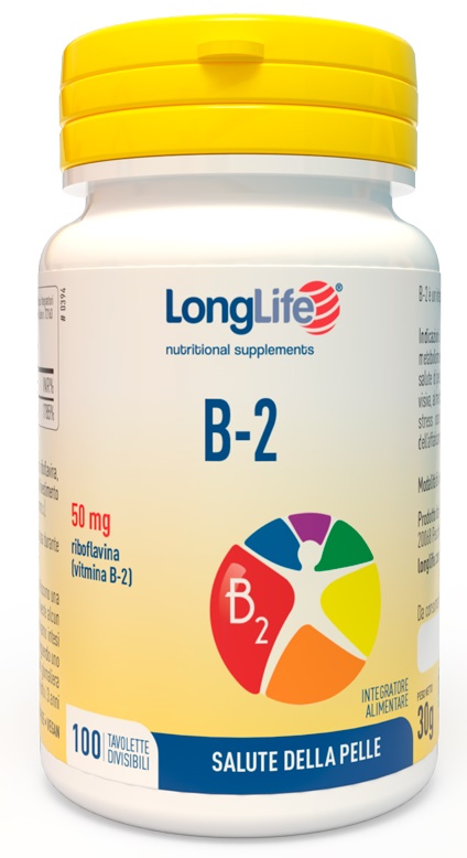 LONGLIFE B2 50 MG 100 TAVOLETTE DIVISIBILI - Farmacia Nuova Dr.ssa Gabriella Catellani