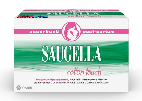 SAUGELLA COTTON TOUCH ASSORBENTI POSTPARTUM 10 PEZZI - Farmacia Nuova Dr.ssa Gabriella Catellani