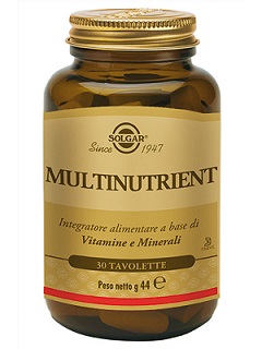 MULTINUTRIENT SOLGAR 30 TAVOLETTE - Farmacia Nuova Dr.ssa Gabriella Catellani