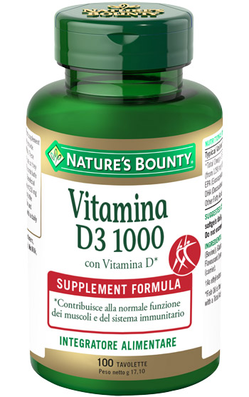 VITAMINA D3/1000 100 TAVOLETTE - Farmacia Nuova Dr.ssa Gabriella Catellani
